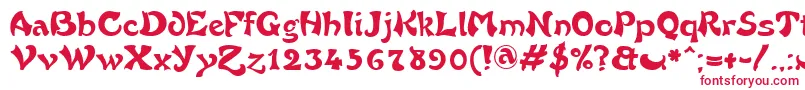 FrenchGrotesque Font – Red Fonts on White Background