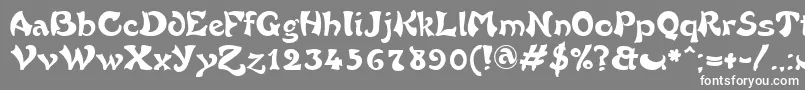 FrenchGrotesque Font – White Fonts on Gray Background