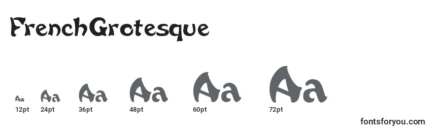 FrenchGrotesque Font Sizes
