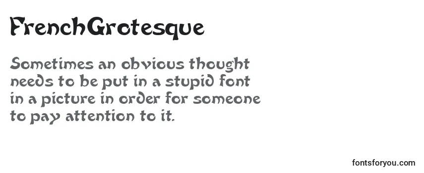 FrenchGrotesque Font
