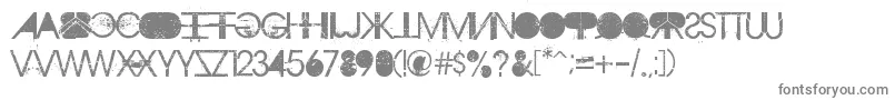 Aristotlepunk-fontti – harmaat fontit