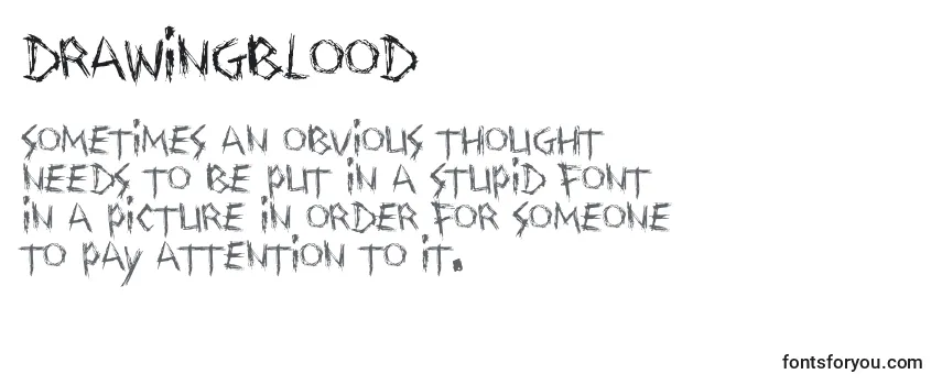Drawingblood Font