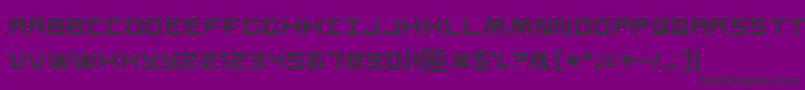 StrongLine7 Font – Black Fonts on Purple Background