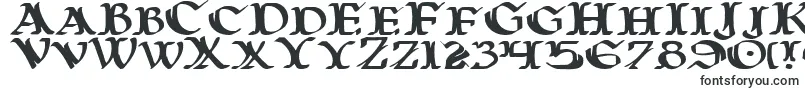 Шрифт Warasgarde – высокие шрифты