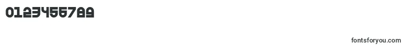 TrekTrooperBold-Schriftart – Schriften für Zahlen und Nummern