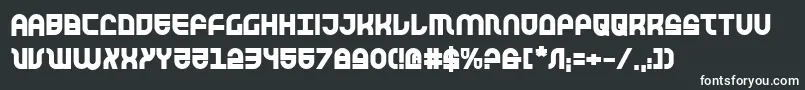 TrekTrooperBold Font – White Fonts
