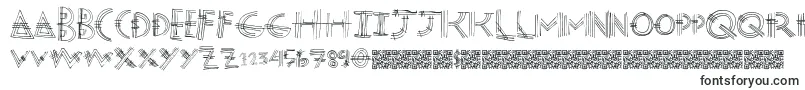 Modernpost-fontti – Käsinkirjoitetut fontit