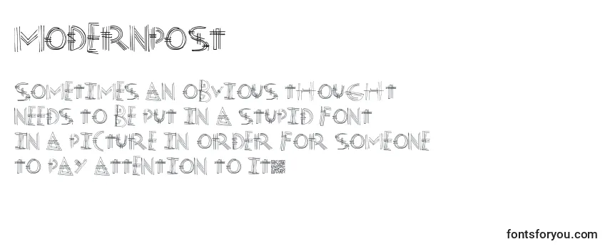Modernpost Font