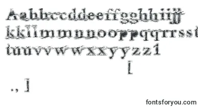 Andalusian font – eroded Fonts