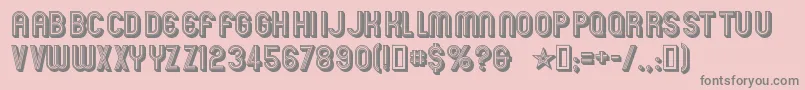 Mexcellent ffy Font – Gray Fonts on Pink Background