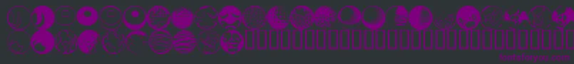 Fts13 Font – Purple Fonts on Black Background