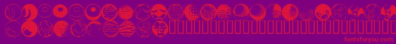 Fts13 Font – Red Fonts on Purple Background
