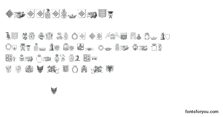 Schriftart FreeMedieval – Alphabet, Zahlen, spezielle Symbole