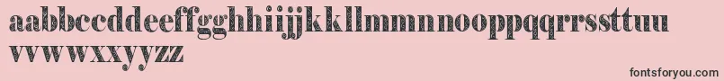 Filigrandemo Font – Black Fonts on Pink Background