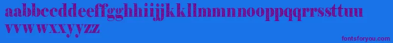 Filigrandemo Font – Purple Fonts on Blue Background