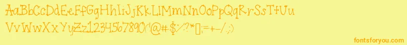 Подробнее о шрифте Endpoints Шрифт Endpoints – оранжевые шрифты на жёлтом фоне