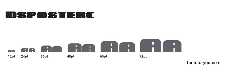 Dsposterc Font Sizes