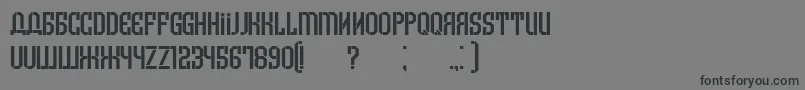 Armenia Font – Black Fonts on Gray Background