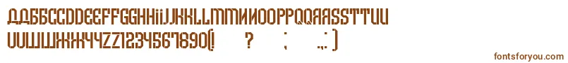 Armenia Font – Brown Fonts on White Background