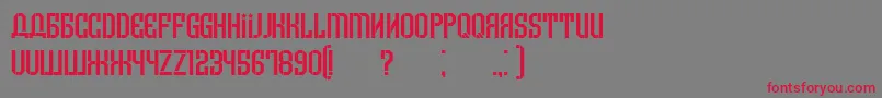 Armenia Font – Red Fonts on Gray Background