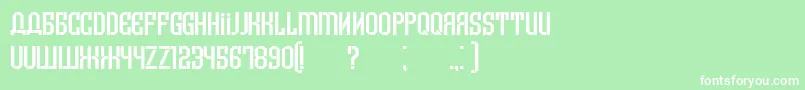 Armenia Font – White Fonts on Green Background