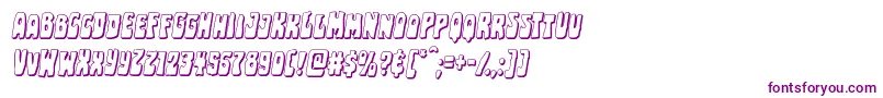 Pocketmonstershadowital Font – Purple Fonts on White Background