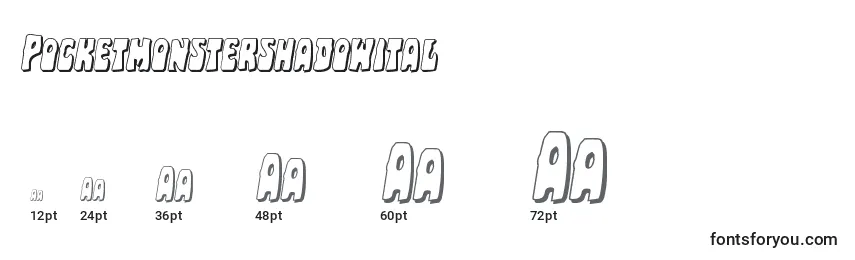 Pocketmonstershadowital Font Sizes