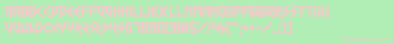 ScouserSte Font – Pink Fonts on Green Background