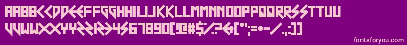 ScouserSte Font – Pink Fonts on Purple Background