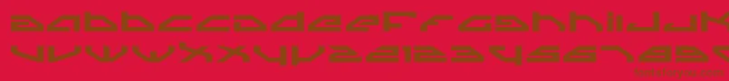 Spyv3be Font – Brown Fonts on Red Background