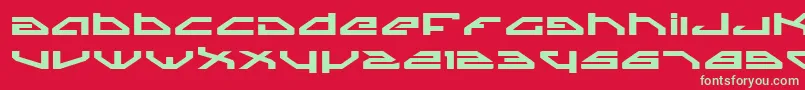 Spyv3be Font – Green Fonts on Red Background