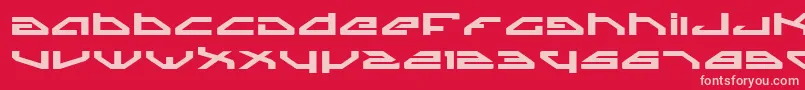 Spyv3be Font – Pink Fonts on Red Background