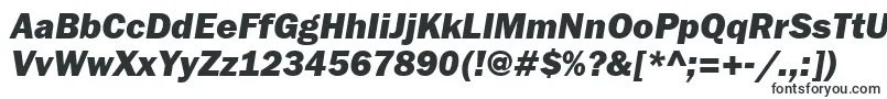 Шрифт FranklingothheavycttItalic – шрифты с фиксированной шириной