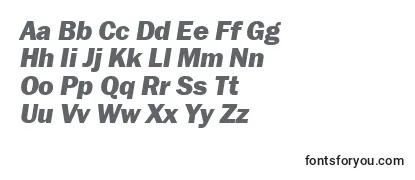 FranklingothheavycttItalic-fontti