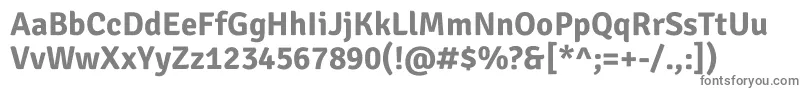 SignikaNegativeBold-fontti – harmaat fontit