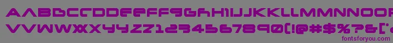 Newmarsbold-Schriftart – Violette Schriften auf grauem Hintergrund
