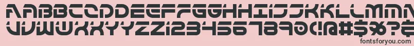 FlipsideBrk Font – Black Fonts on Pink Background