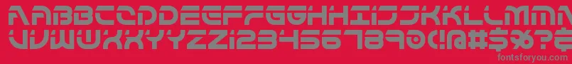 FlipsideBrk Font – Gray Fonts on Red Background