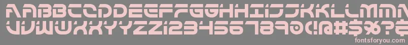 FlipsideBrk Font – Pink Fonts on Gray Background