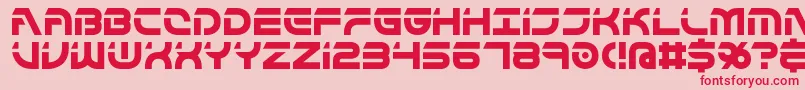 FlipsideBrk Font – Red Fonts on Pink Background