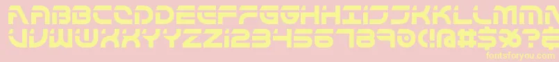 FlipsideBrk Font – Yellow Fonts on Pink Background