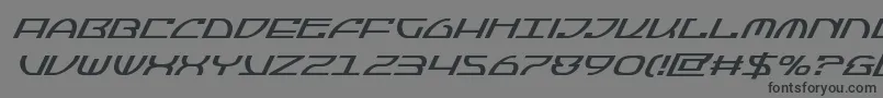 Jumptroopssuperital Font – Black Fonts on Gray Background