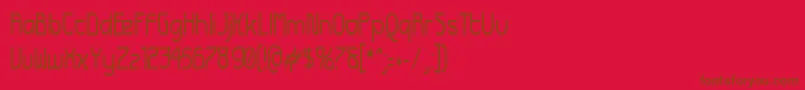 More about Futun Font Futun Font – Brown Fonts on Red Background