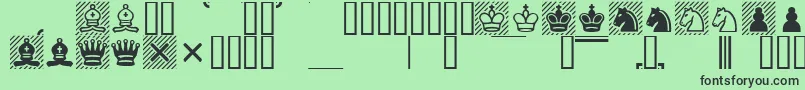 Saiba mais sobre a fonte Casefont Fonte Casefont – fontes pretas em um fundo verde