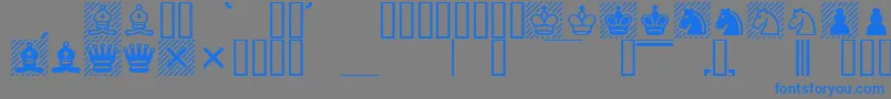 More about Casefont Font Casefont Font – Blue Fonts on Gray Background