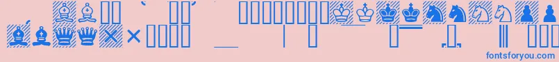 More about Casefont Font Casefont Font – Blue Fonts on Pink Background