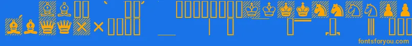 Casefont-fontti – oranssit fontit sinisellä taustalla