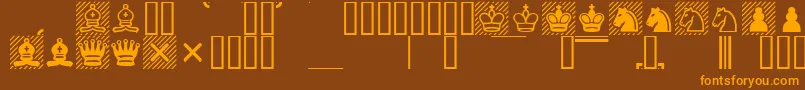 Подробнее о шрифте Casefont Шрифт Casefont – оранжевые шрифты на коричневом фоне