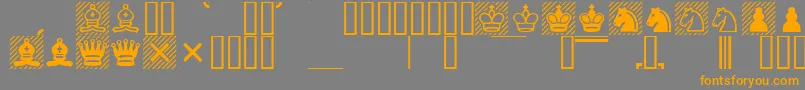 More about Casefont Font Casefont Font – Orange Fonts on Gray Background