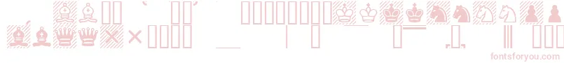 Police Casefont – polices roses sur fond blanc